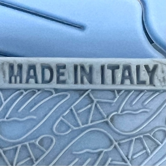 Ancient Greek Sandals Ikaria Winged Blue Jelly Sandals Women’s 38 Authentic - Picture 11 of 16